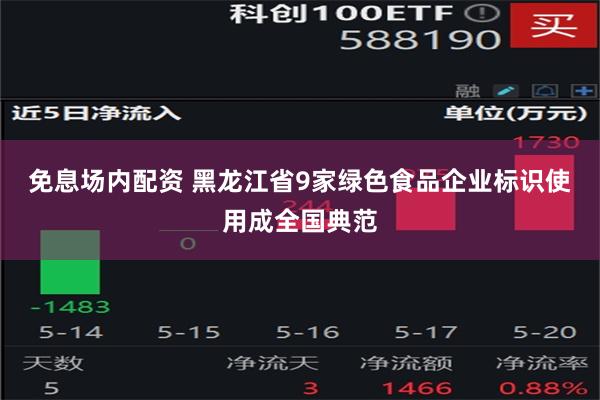 免息场内配资 黑龙江省9家绿色食品企业标识使用成全国典范