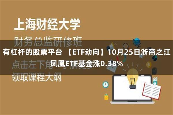 有杠杆的股票平台 【ETF动向】10月25日浙商之江凤凰ETF基金涨0.38%