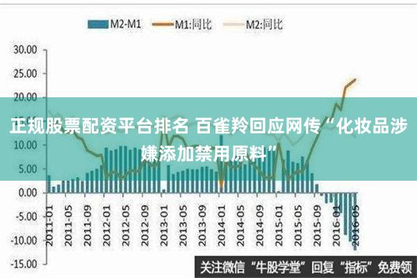 正规股票配资平台排名 百雀羚回应网传“化妆品涉嫌添加禁用原料”